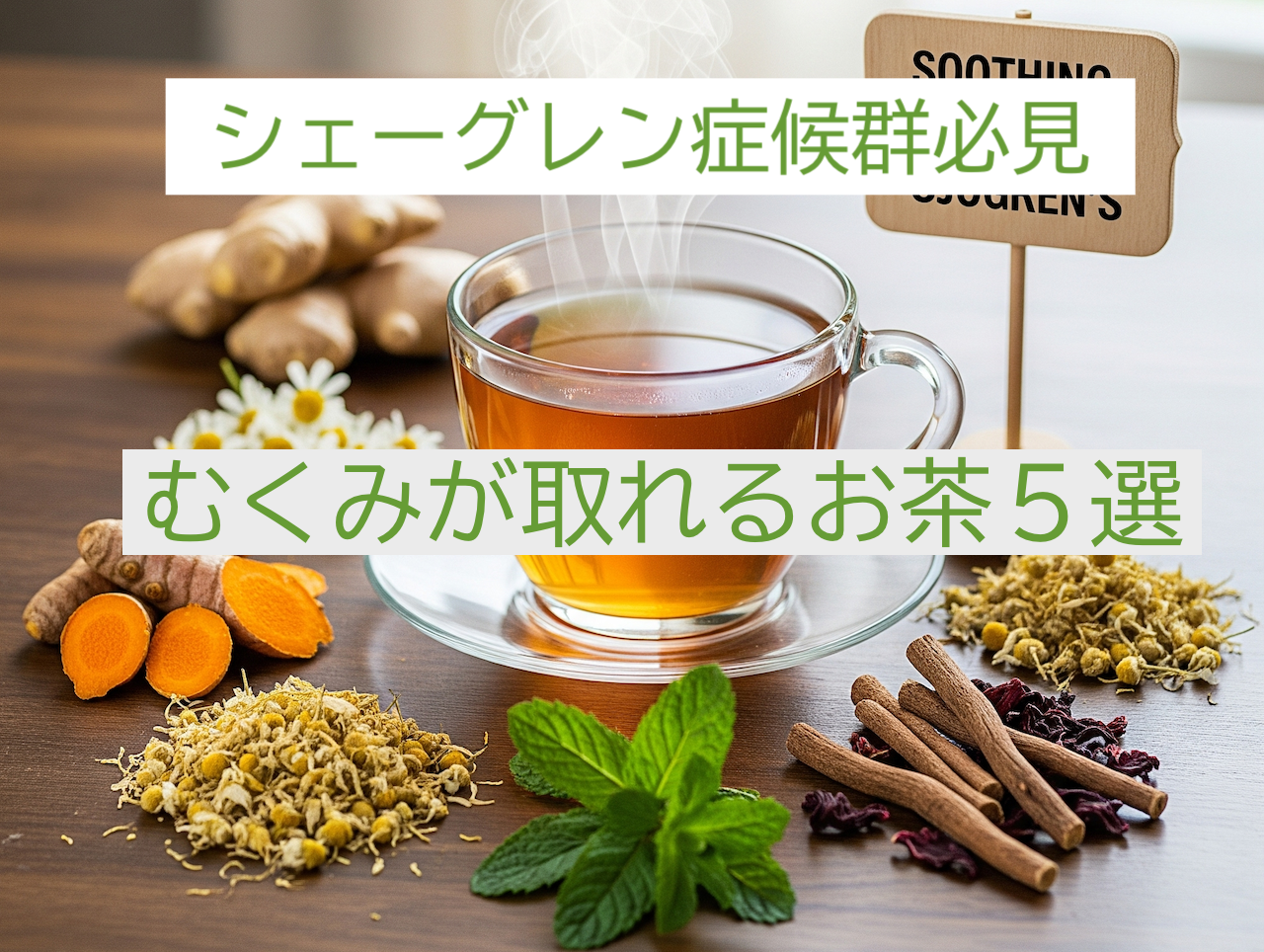 シェーグレン症候群向けむくみが取れるお茶
